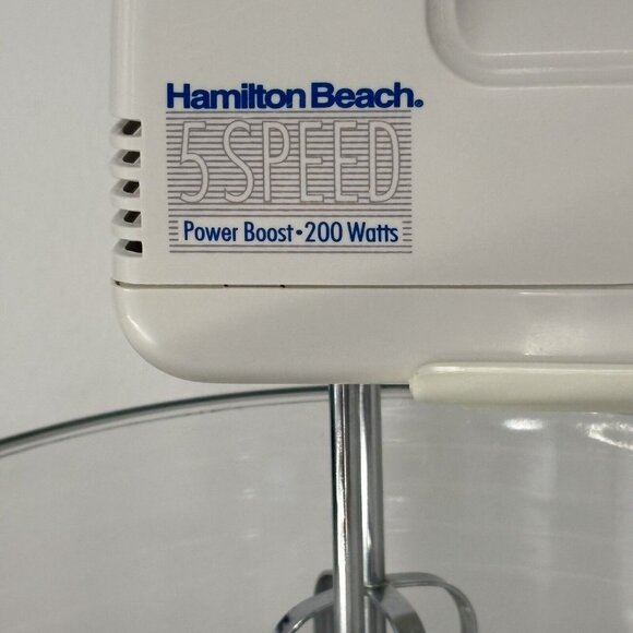 Vintage Hamilton Beach 5 Speed Power Electric Stand Mixer #64500 w/Mixing Bowl - Picture 6 of 12
